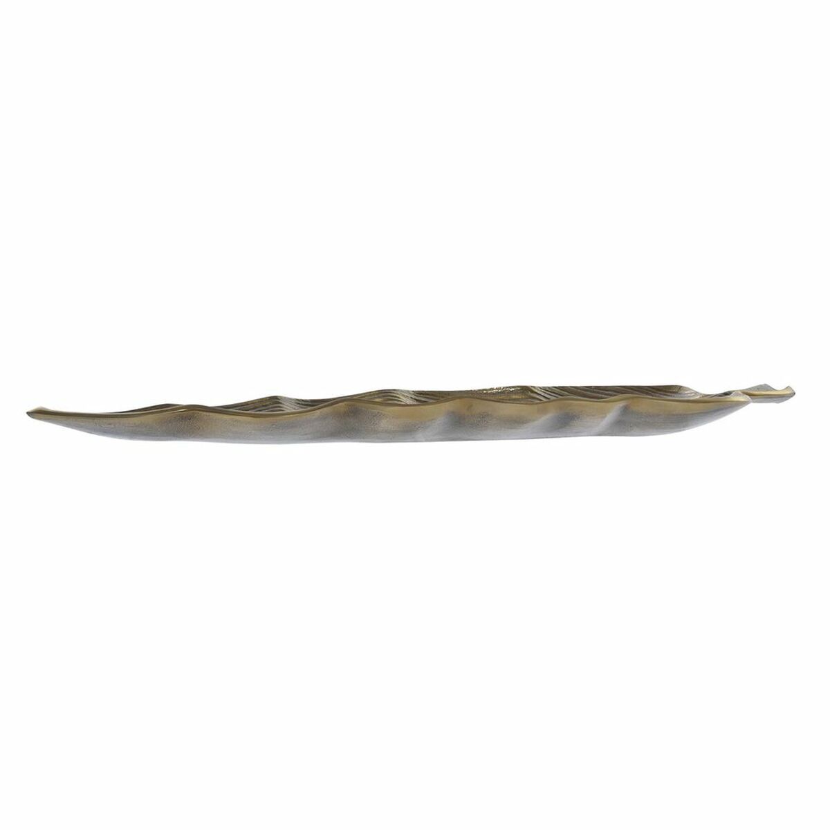 Bordsdekoration DKD Home Decor Gyllene Aluminium Löv av en växt (76 x 25 x 5 cm) - 6