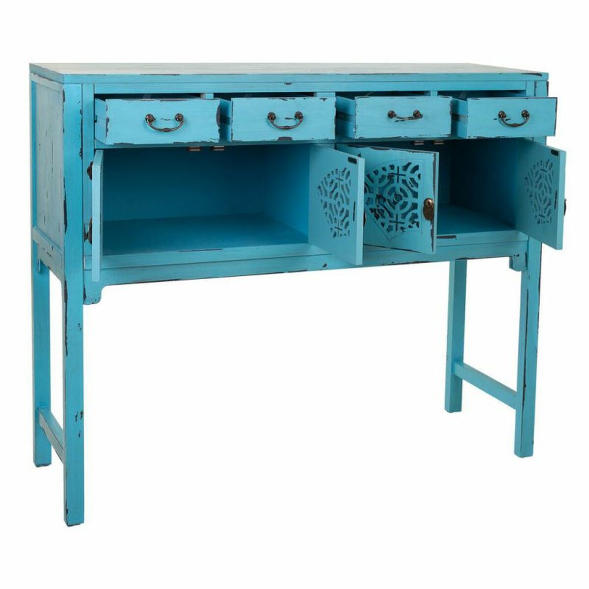 Mottagare Alexandra House Living Blå 40 x 102 x 120 cm - 4