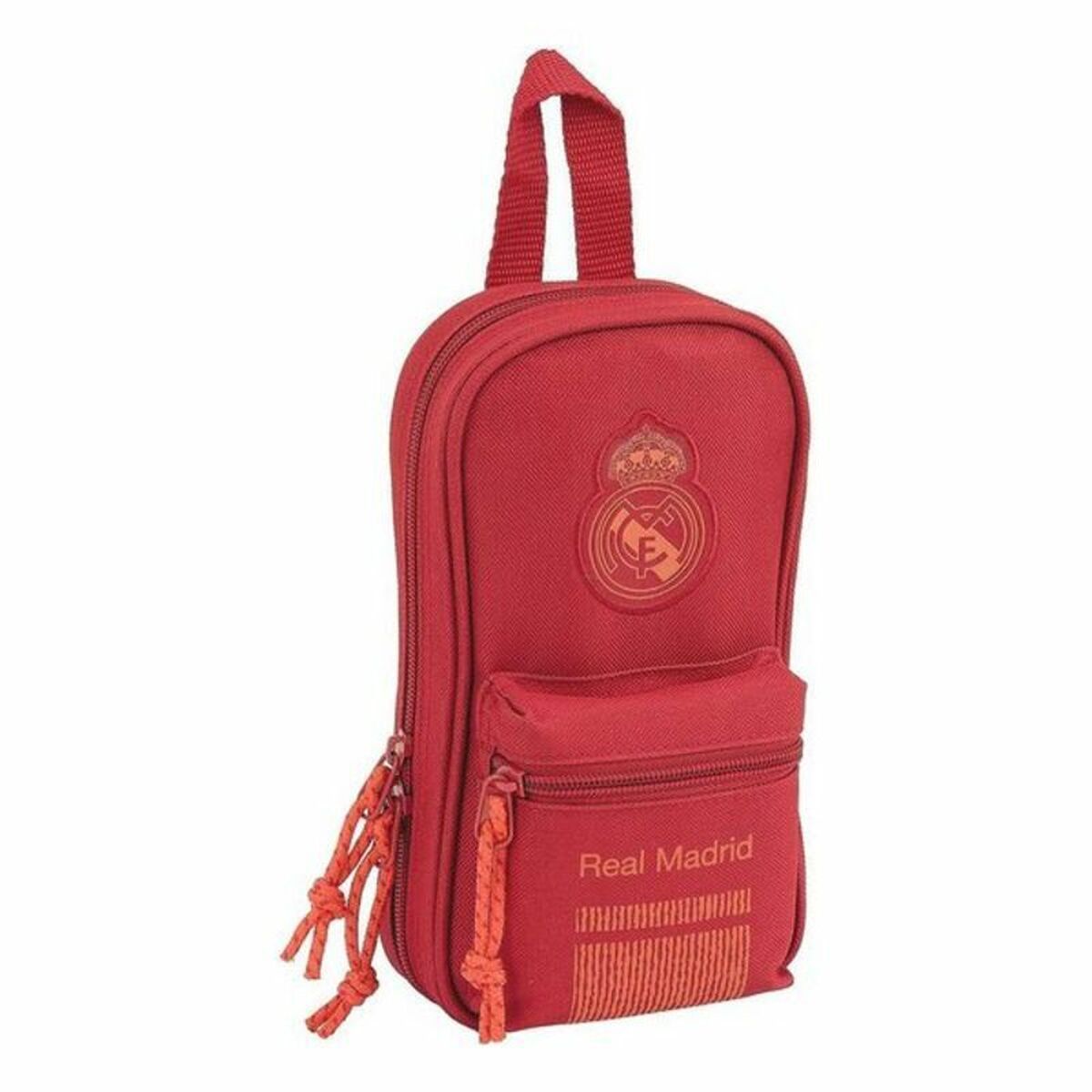 Pennfodral Ryggsäck Real Madrid C.F. Röd 12 x 23 x 5 cm (33 Delar) - 4