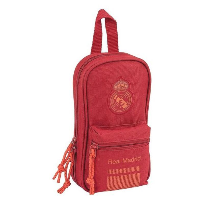 Pennfodral Ryggsäck Real Madrid C.F. Röd 12 x 23 x 5 cm (33 Delar) - 2