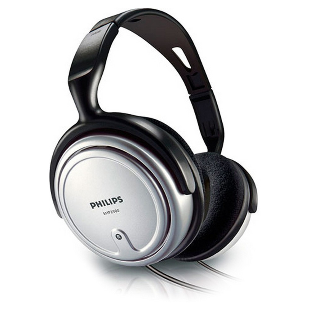 Diademhörlurar Philips SHP2500/37 95 dB TV Svart Med kabel