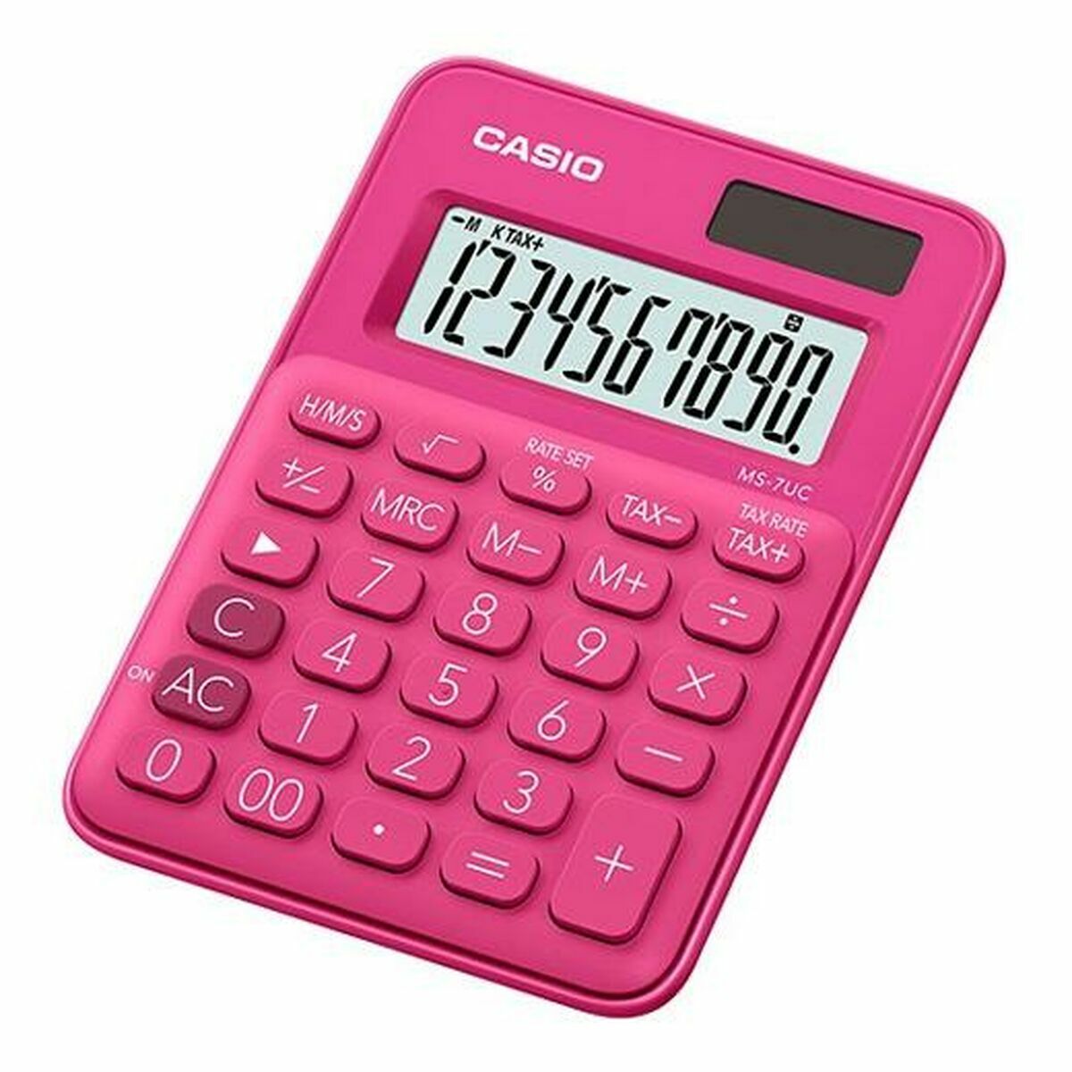 Kalkylator Casio MS-7UC-RD Röd - 2