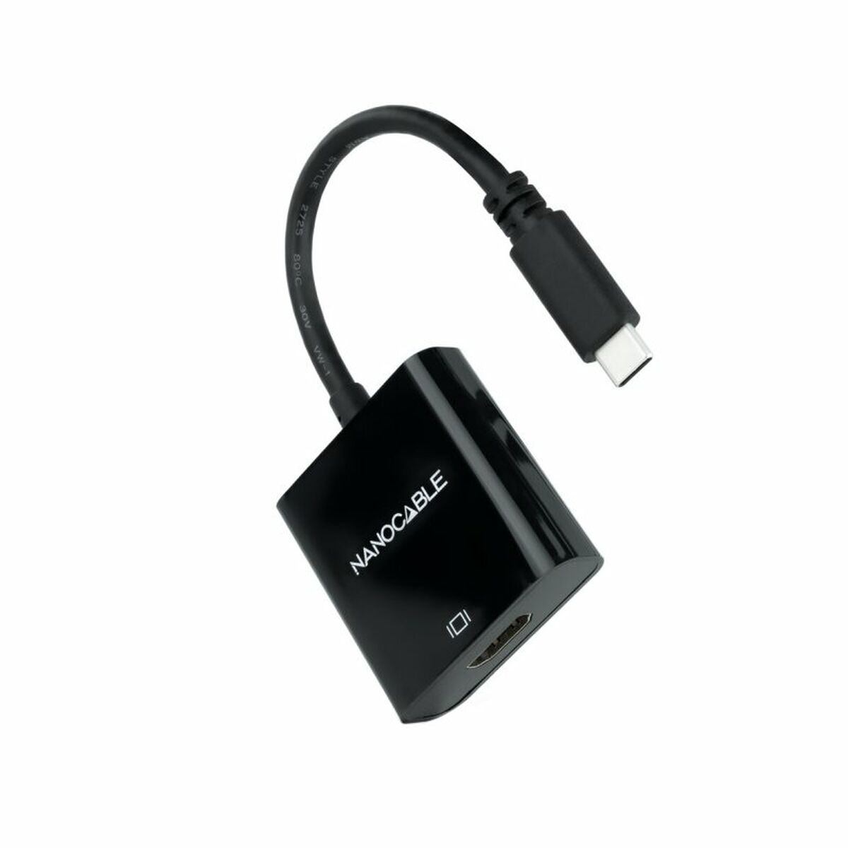 USB-C till HDMI Adapter NANOCABLE 10.16.4102-BK Svart 4K Ultra HD (1 antal) - 2