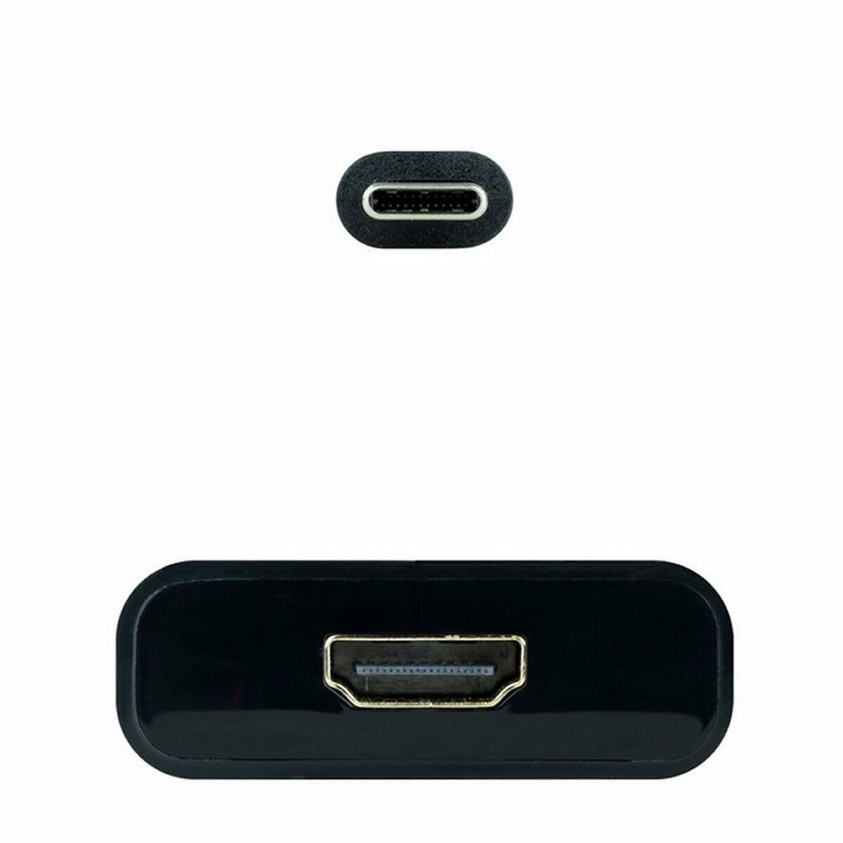 USB-C till HDMI Adapter NANOCABLE 10.16.4102-BK Svart 4K Ultra HD (1 antal) - 3