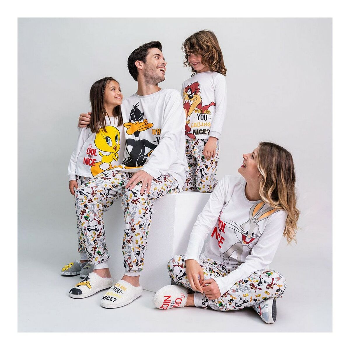 Pyjamas Barn Looney Tunes Grå - 5