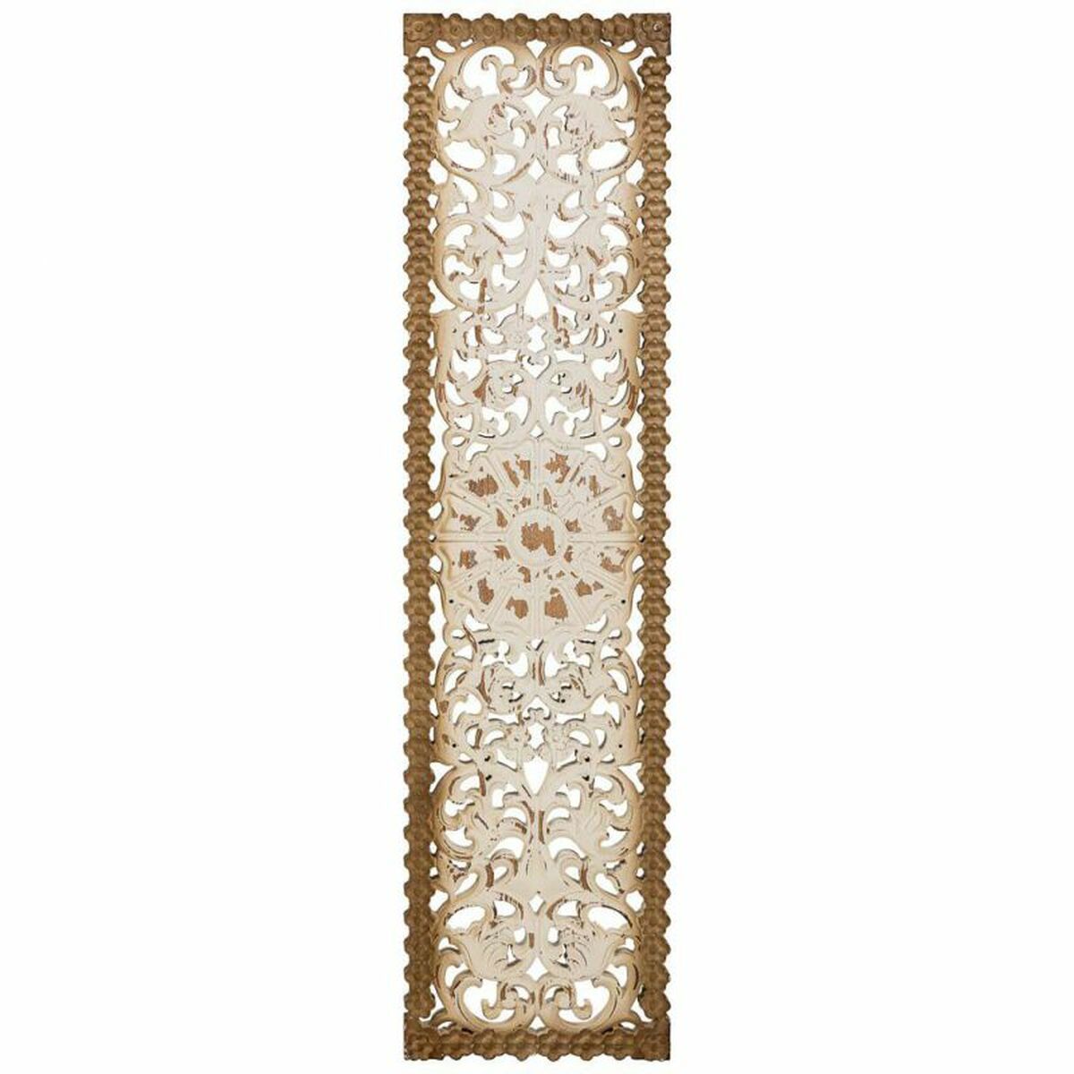 Väggdekoration Alexandra House Living Vit Trä MDF 2 x 108 x 27 cm - 3
