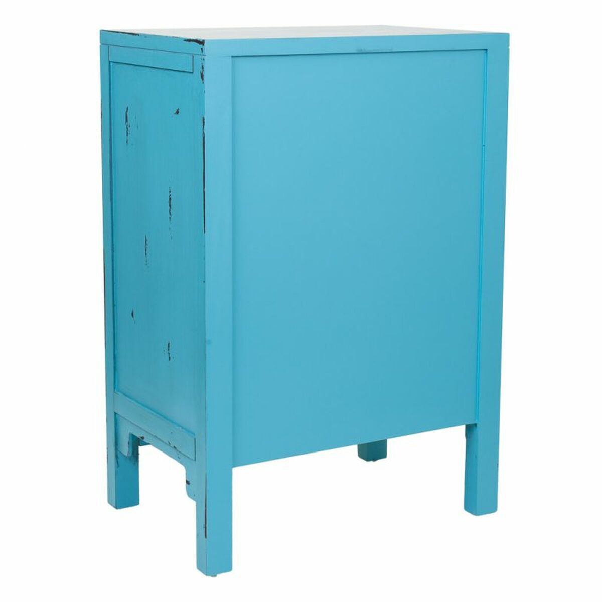 Mottagare Alexandra House Living Blå Granträ Trä MDF 32 x 75 x 48 cm - 5