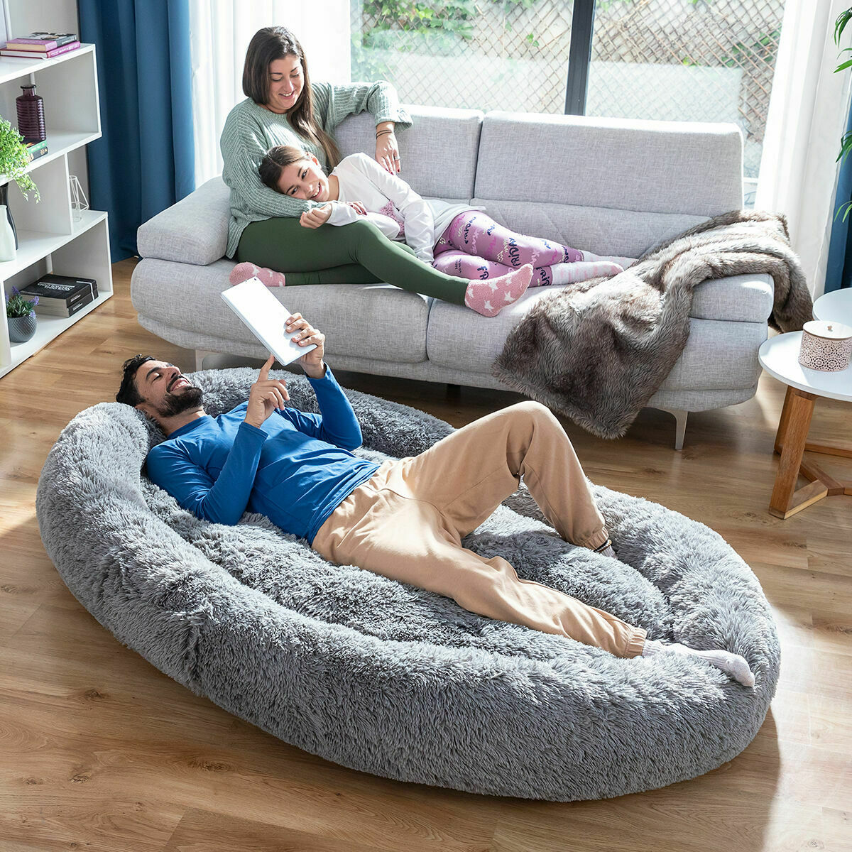 Hundsäng för människor | Human Dog Bed XXL InnovaGoods (Renoverade B) - 8