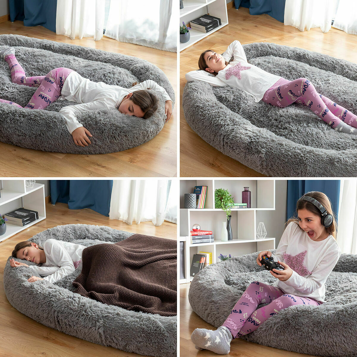 Hundsäng för människor | Human Dog Bed XXL InnovaGoods (Renoverade B) - 3