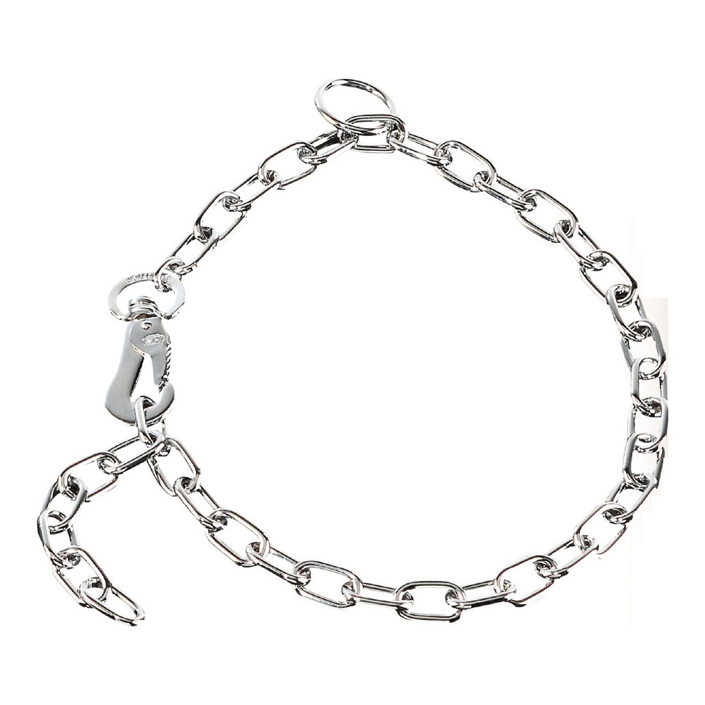 Hundhalsband Hs Sprenger Silvrig 3 mm Länkar Kort (45 cm)