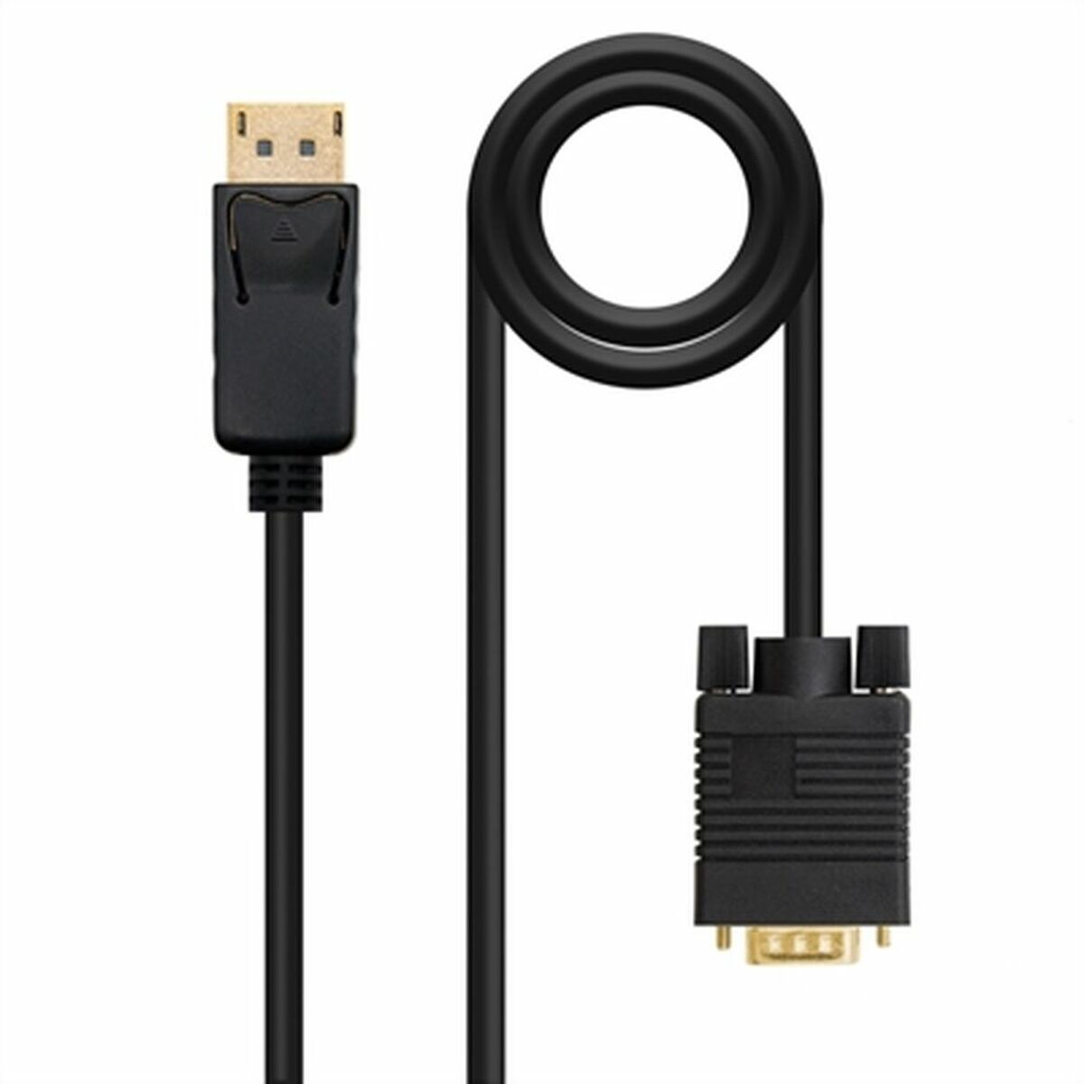 DisplayPort till VGA Adapter NANOCABLE 10.15.4401 1 m Svart