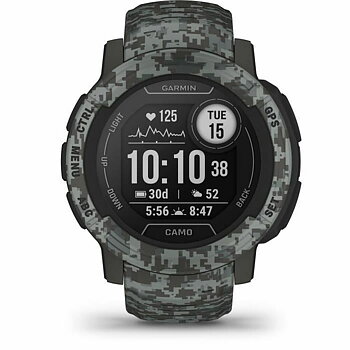 Smartklocka GARMIN Instinct 2 Camo Edition Mörkgrå 0,9" Svart Grafit