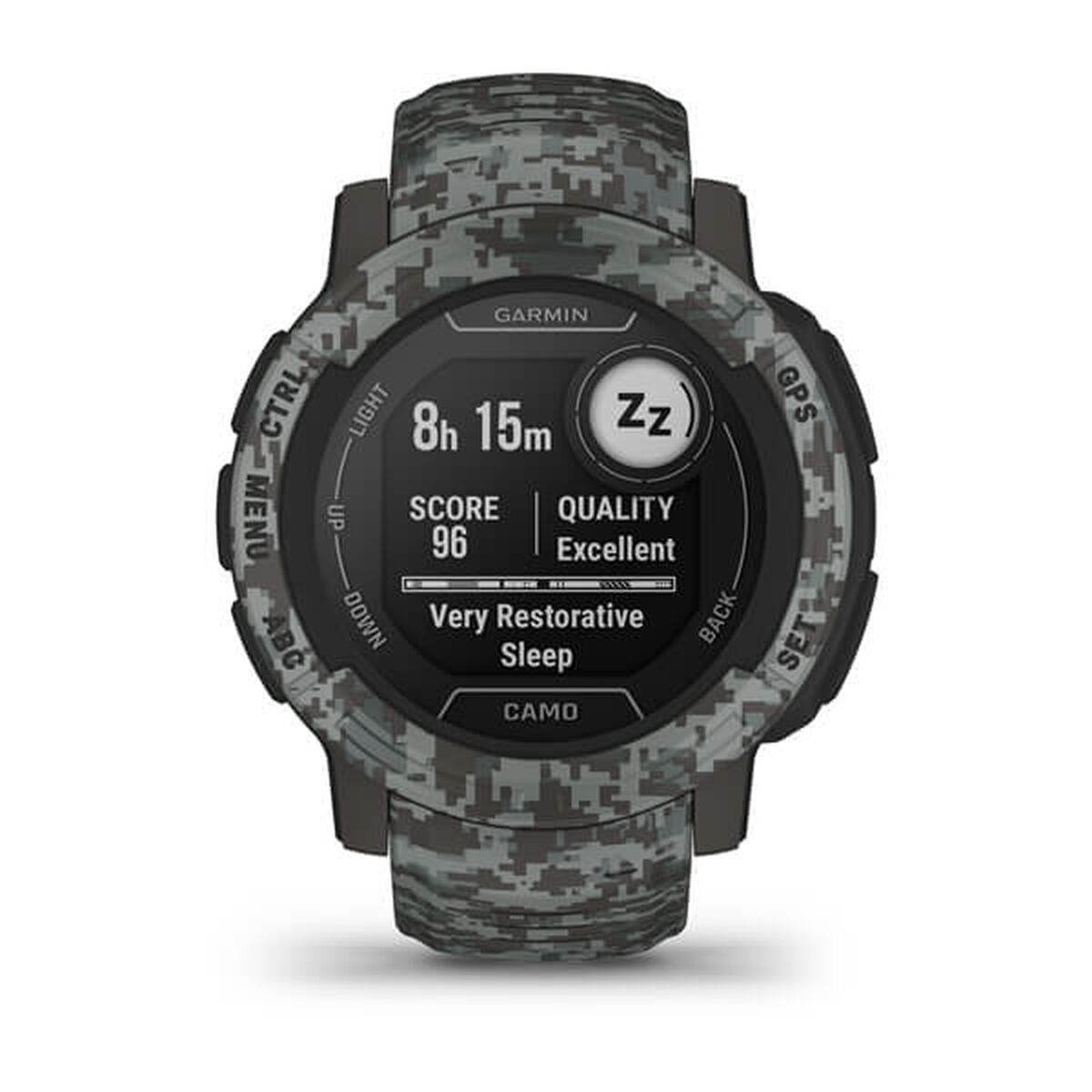 Smartklocka GARMIN Instinct 2 Camo Edition Mörkgrå 0,9" Svart Grafit - 6