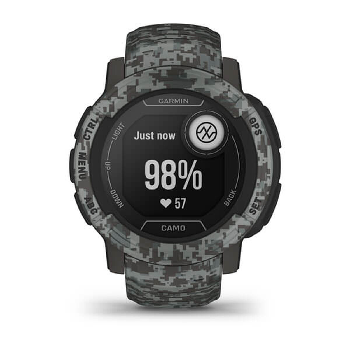 Smartklocka GARMIN Instinct 2 Camo Edition Mörkgrå 0,9" Svart Grafit - 8