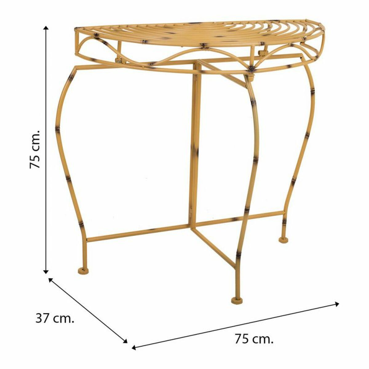 Mottagare Alexandra House Living Gul 37 x 75 x 75 cm - 8