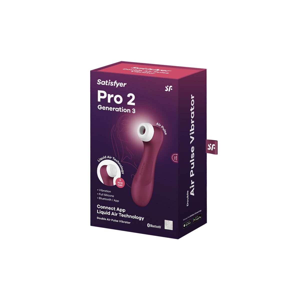 Sugstimulator för klitoris Satisfyer PRO 2 GENERATION 3 Röd
