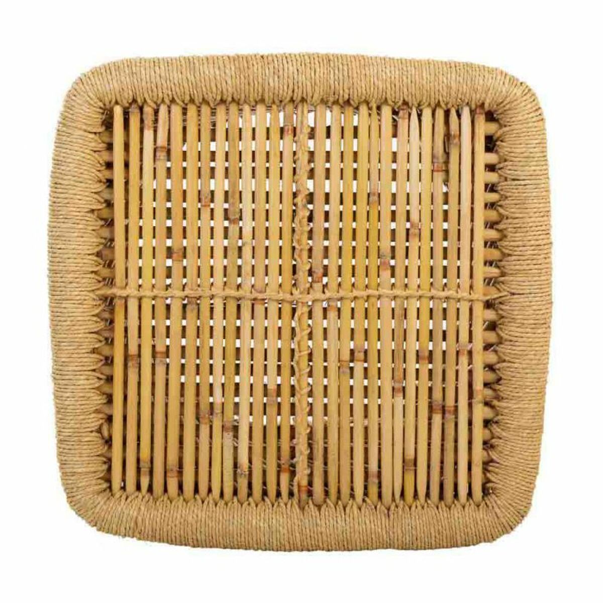 Sidobord Alexandra House Living Naturell Bambu Snöre 43 x 47 x 43 cm - 2