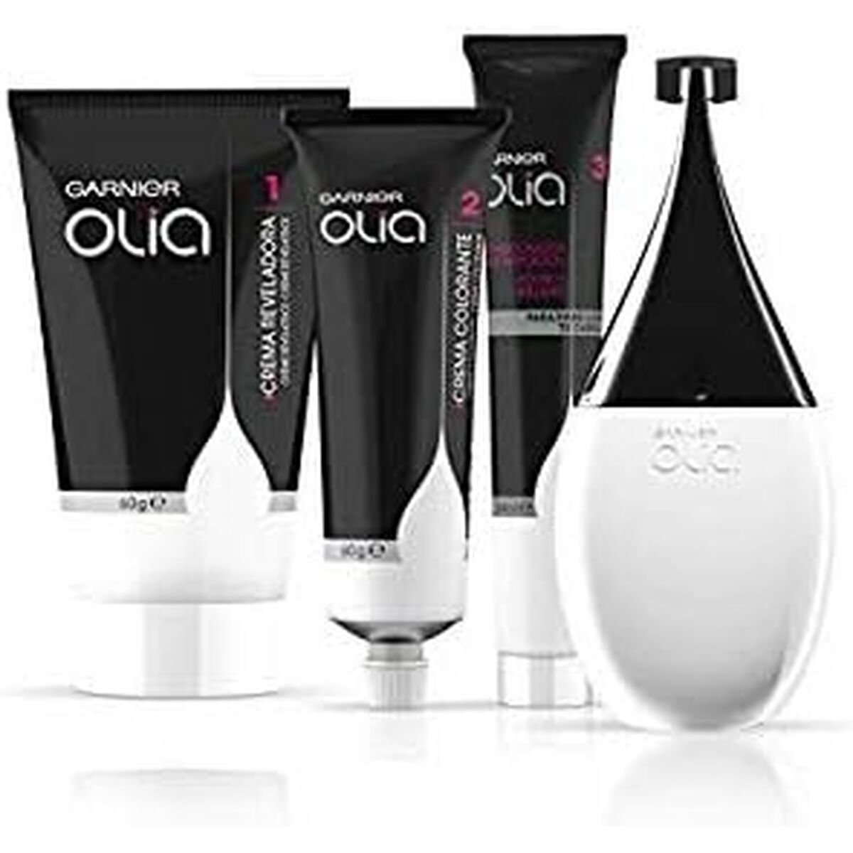 Färg utan ammoniak Garnier Olia Extraljust blont Nº 9.0-rubio muy claro Nº 9,0 Rubio Muy Claro Lote (1 antal) - 3