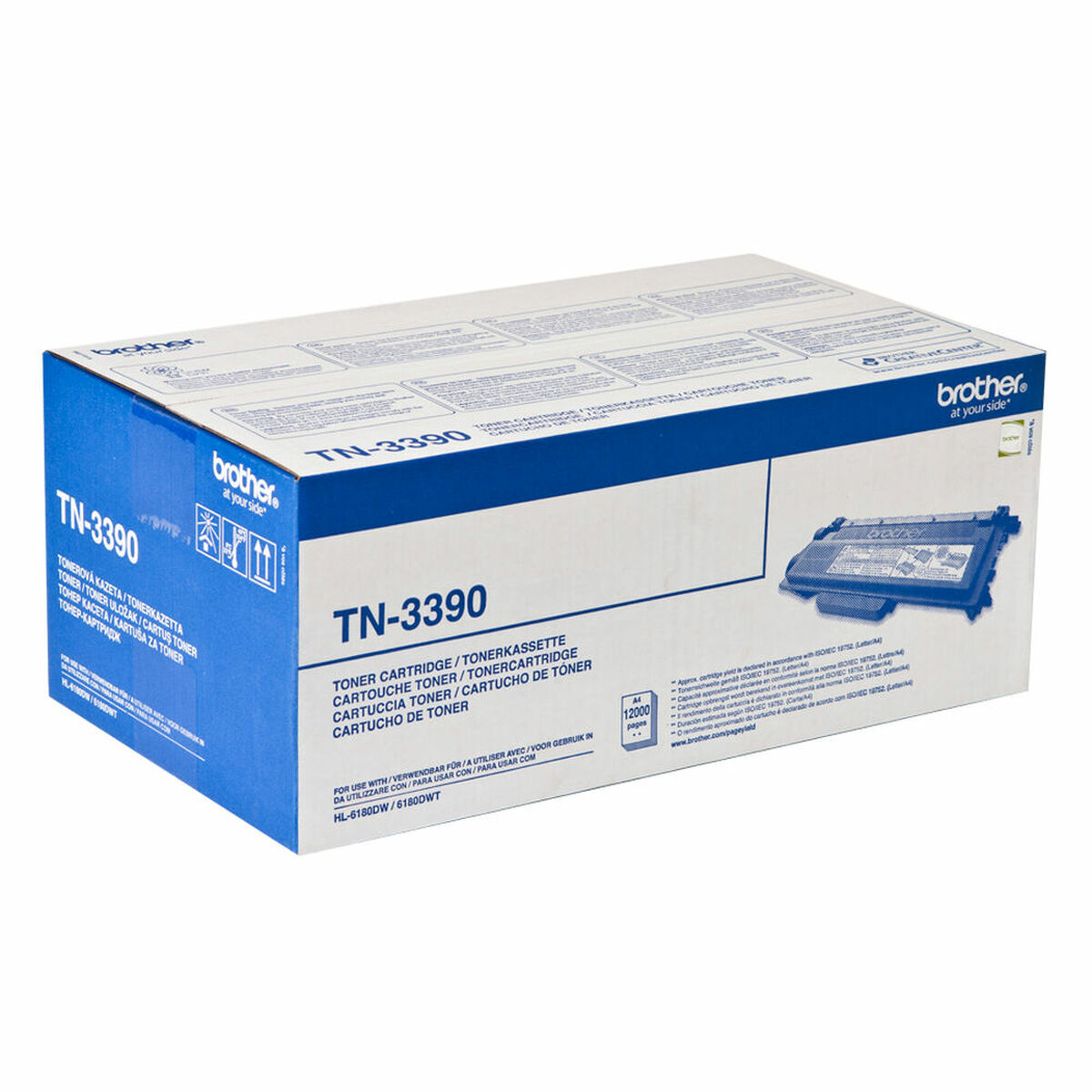 Original Toner Brother TN3390 Svart