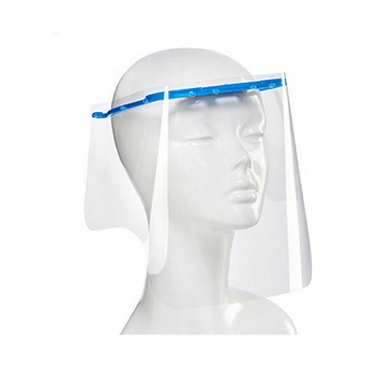 Ansiktsskydd Transparent Plast (100 antal) - 2