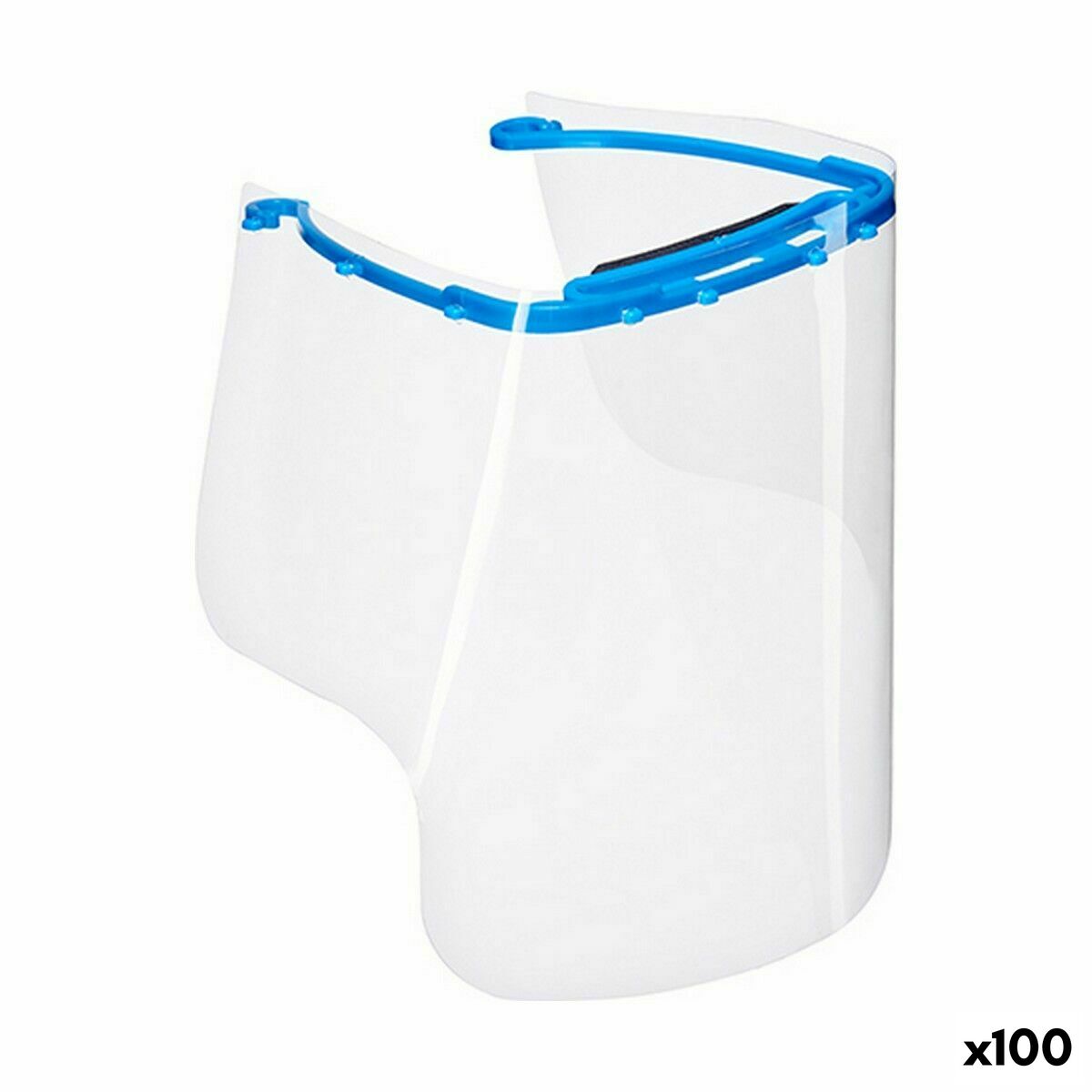 Ansiktsskydd Transparent Plast (100 antal) - 3