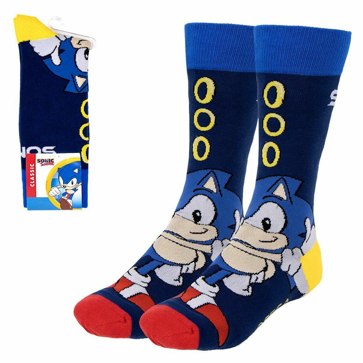 Strumpor Sonic Mörkblå - 5