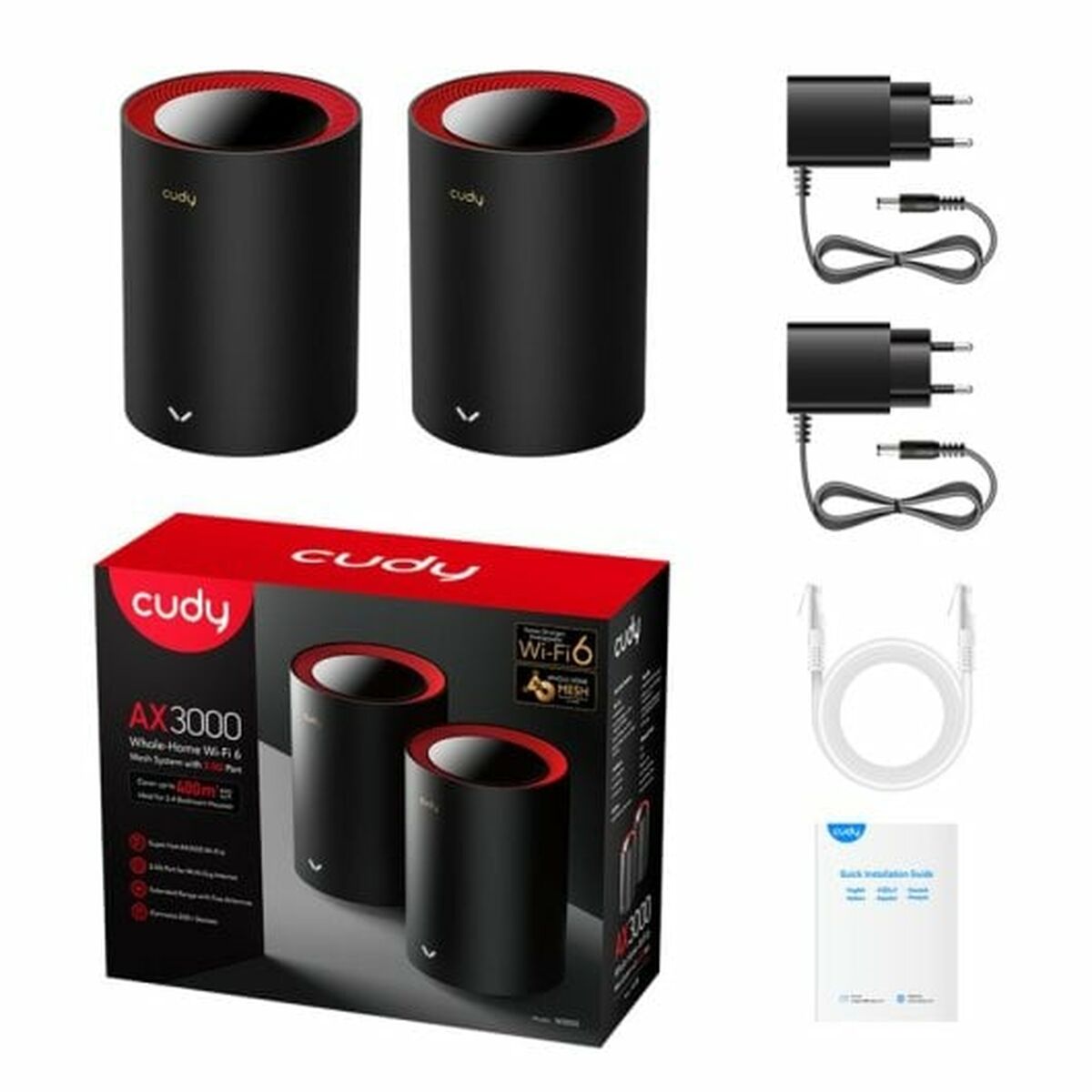 Förstärkare Wifi Cudy AX3000 - 5