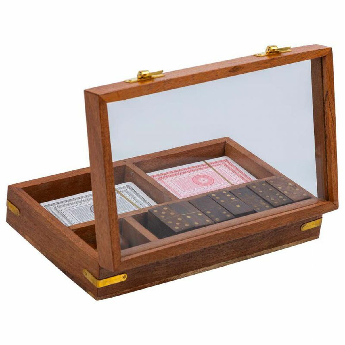 Traditionella spel Alexandra House Living Brun 12 x 5 x 15 cm 3 i 1 - 6