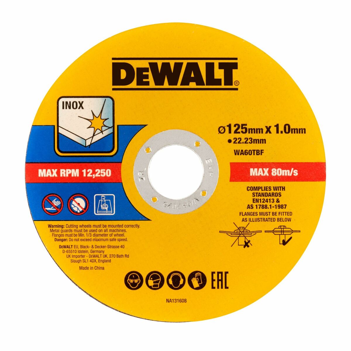 Skivavskiljare Dewalt dt20598-qz Ø 125 mm Vinkelslip - 2