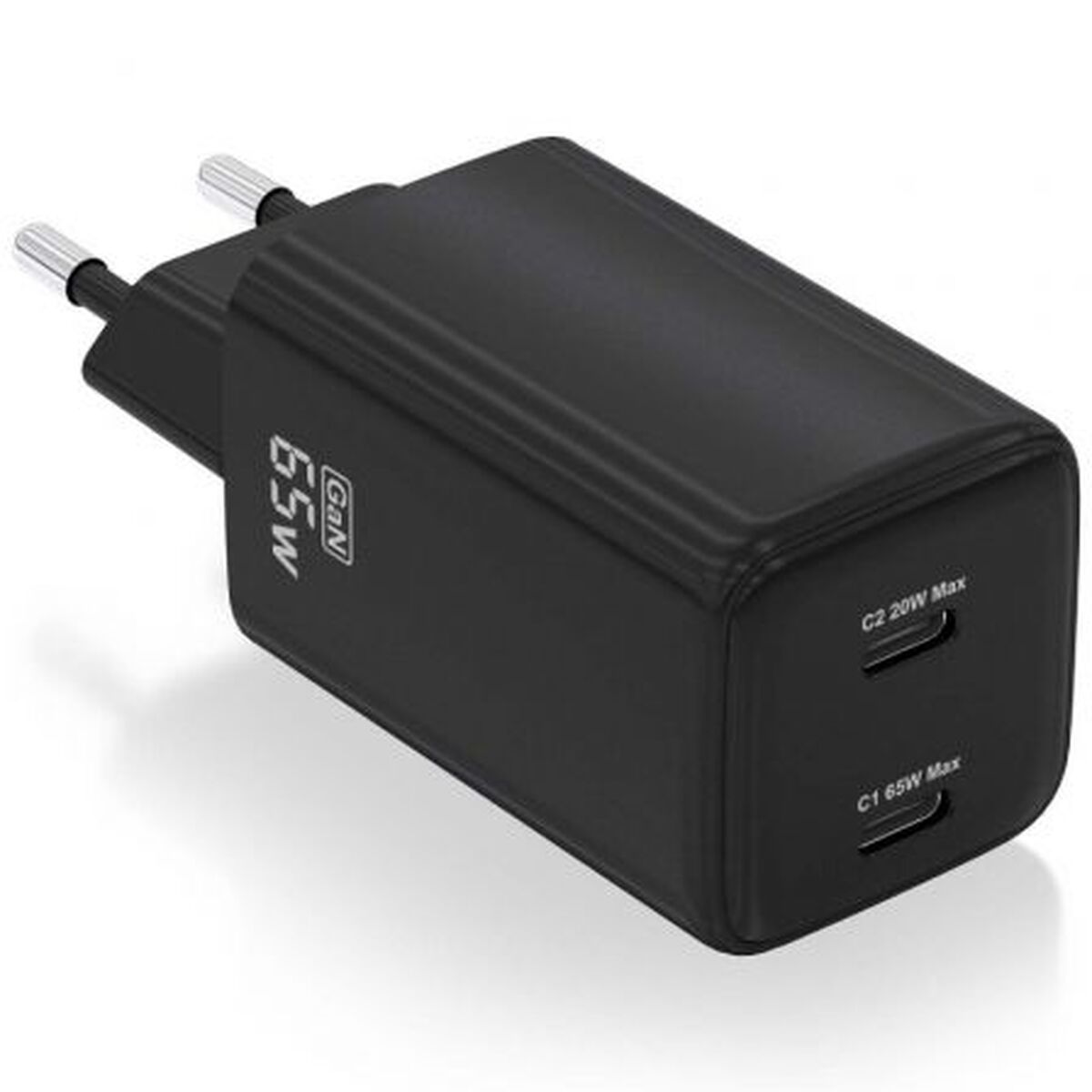 Väggladdare Aisens ASCH-65W2P040-BK Svart Multicolour 65 W (1 antal)