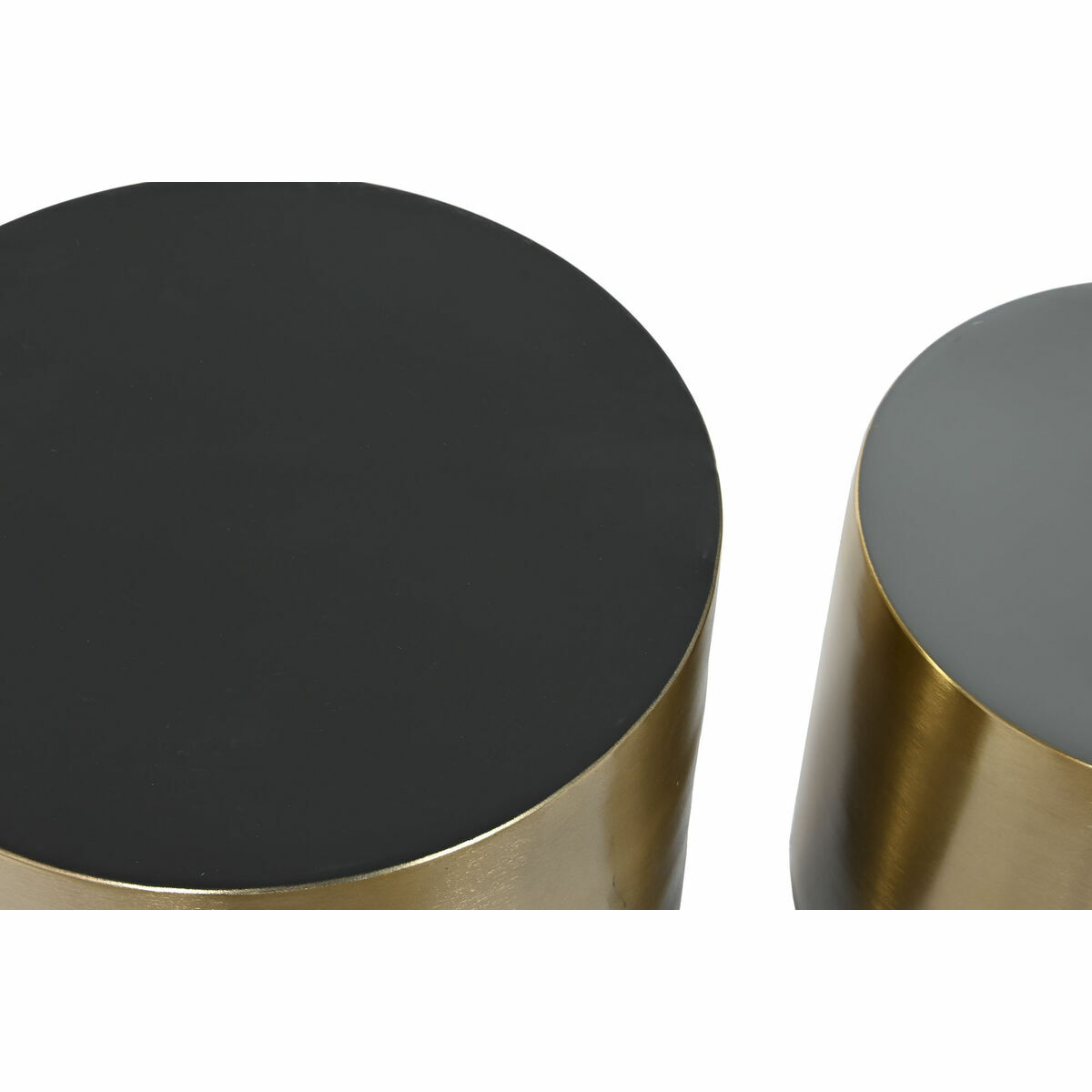 2-bordsset Home ESPRIT matte black