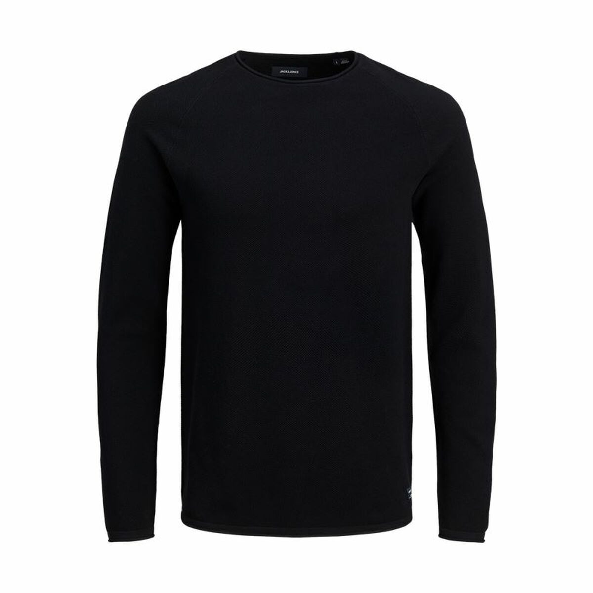 T-shirt med lång ärm Herr Jack & Jones ehill Knit Svart