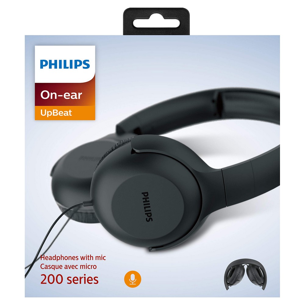 Diademhörlurar Philips TPV UH 201 BK Svart - 2