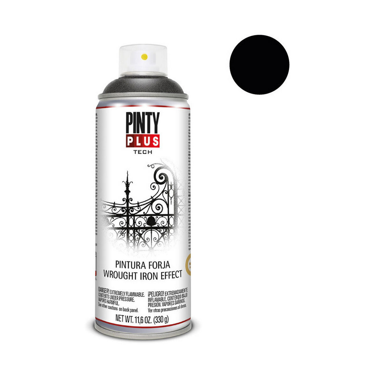 Sprejfärg Pintyplus Tech FJ104 Smide 400 ml Svart - 2