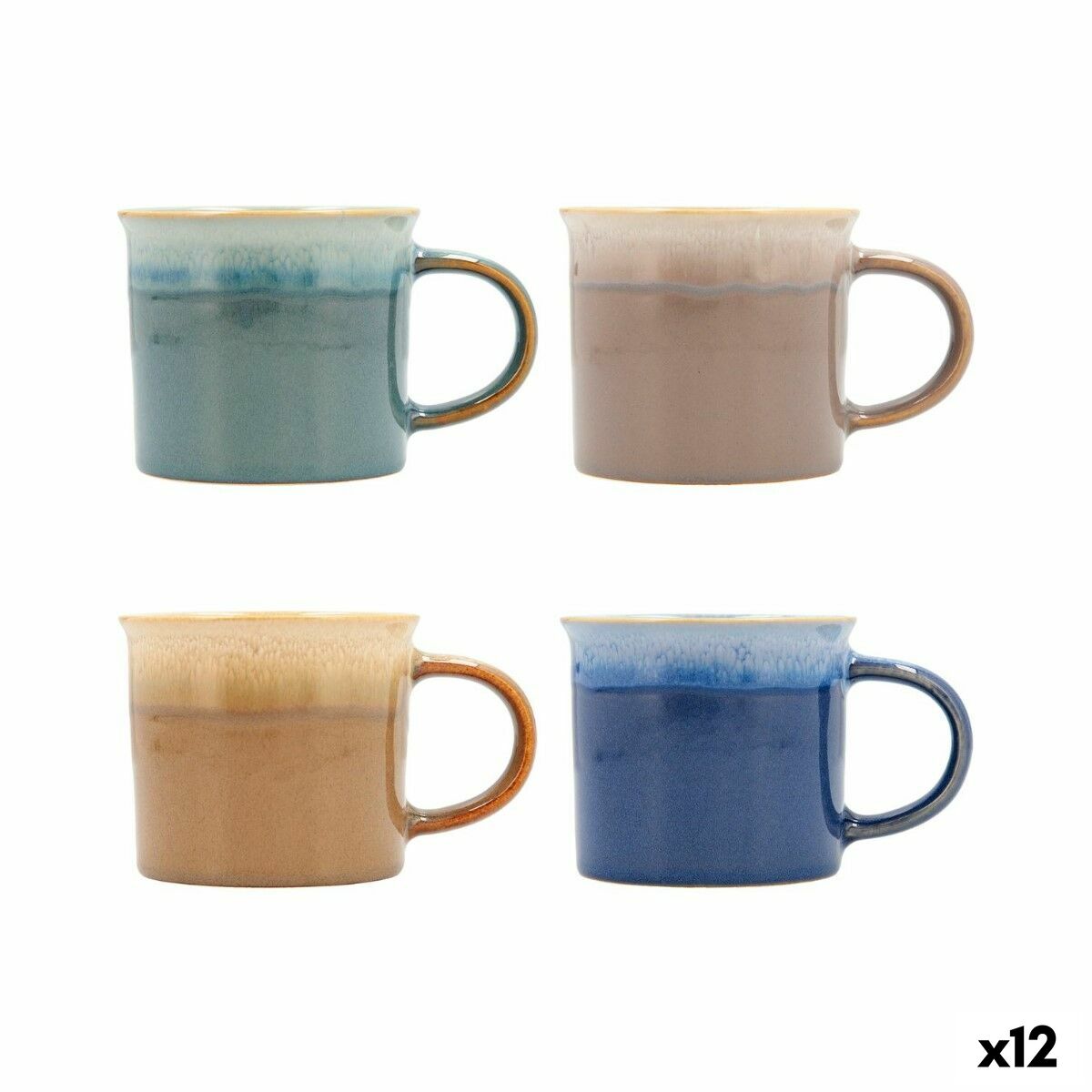 Koppar Quid Duo Keramik Multicolour (265 ml) (12 antal) - 4