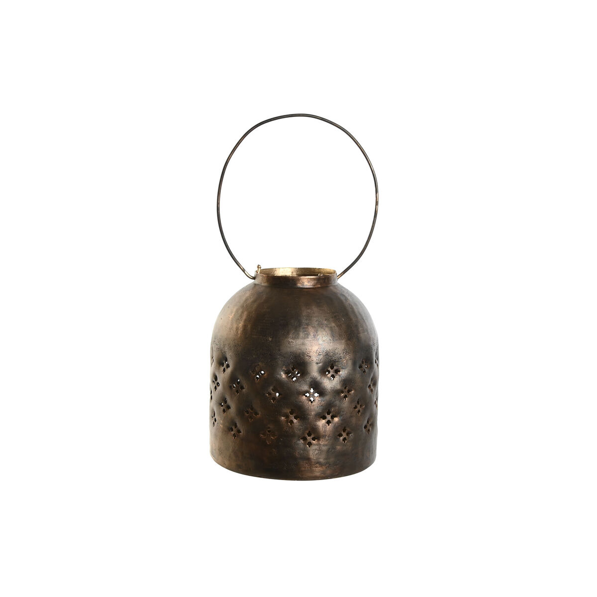 Ljusstakar DKD Home Decor Brons Gyllene Aluminium 22 x 22 x 24 cm