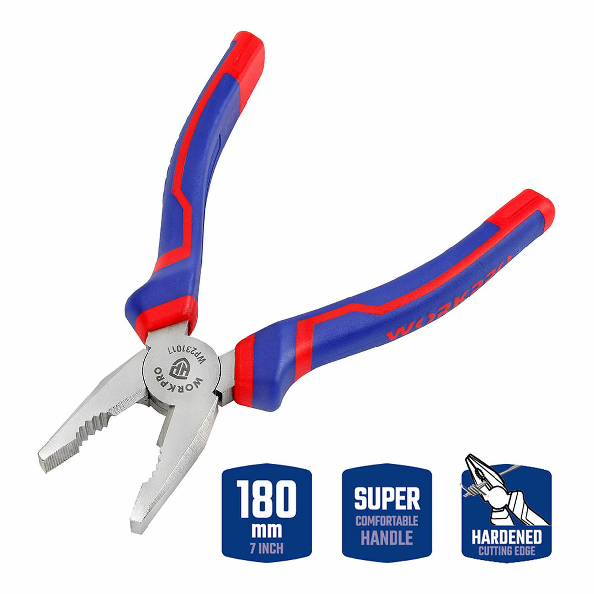 Universaltång Workpro 7" 18 cm - 2