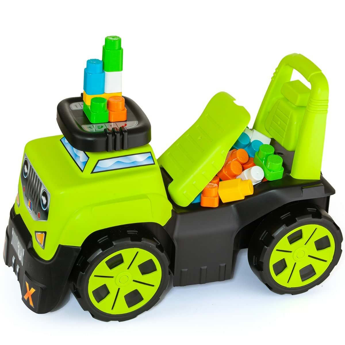 Trehjuling Moltó 3x1 Wheels & Blocks Gul 89 cm 10 Delar - 2