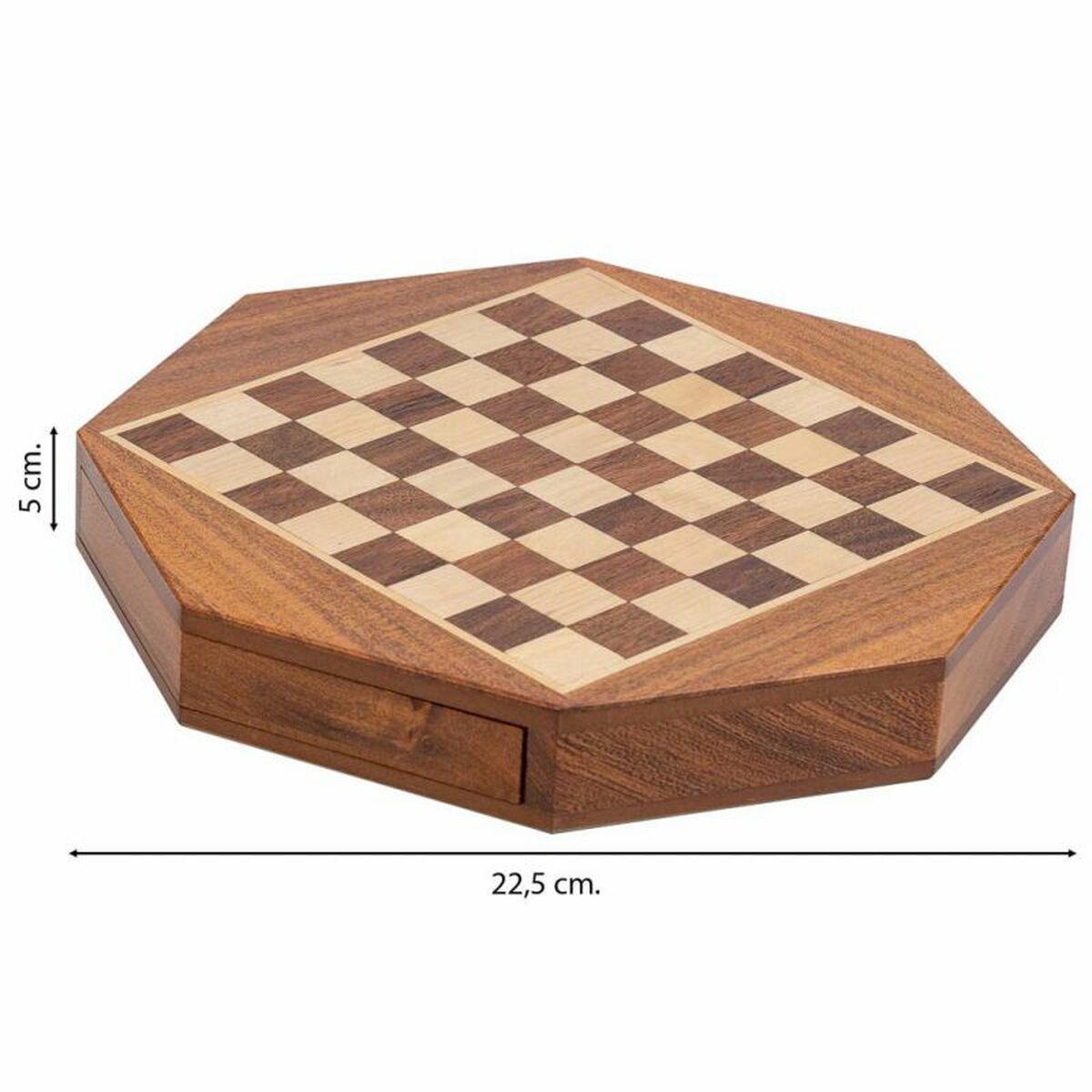 Schack Alexandra House Living Brun Akaciaträ 22 x 5 x 22 cm Magnetic - 7