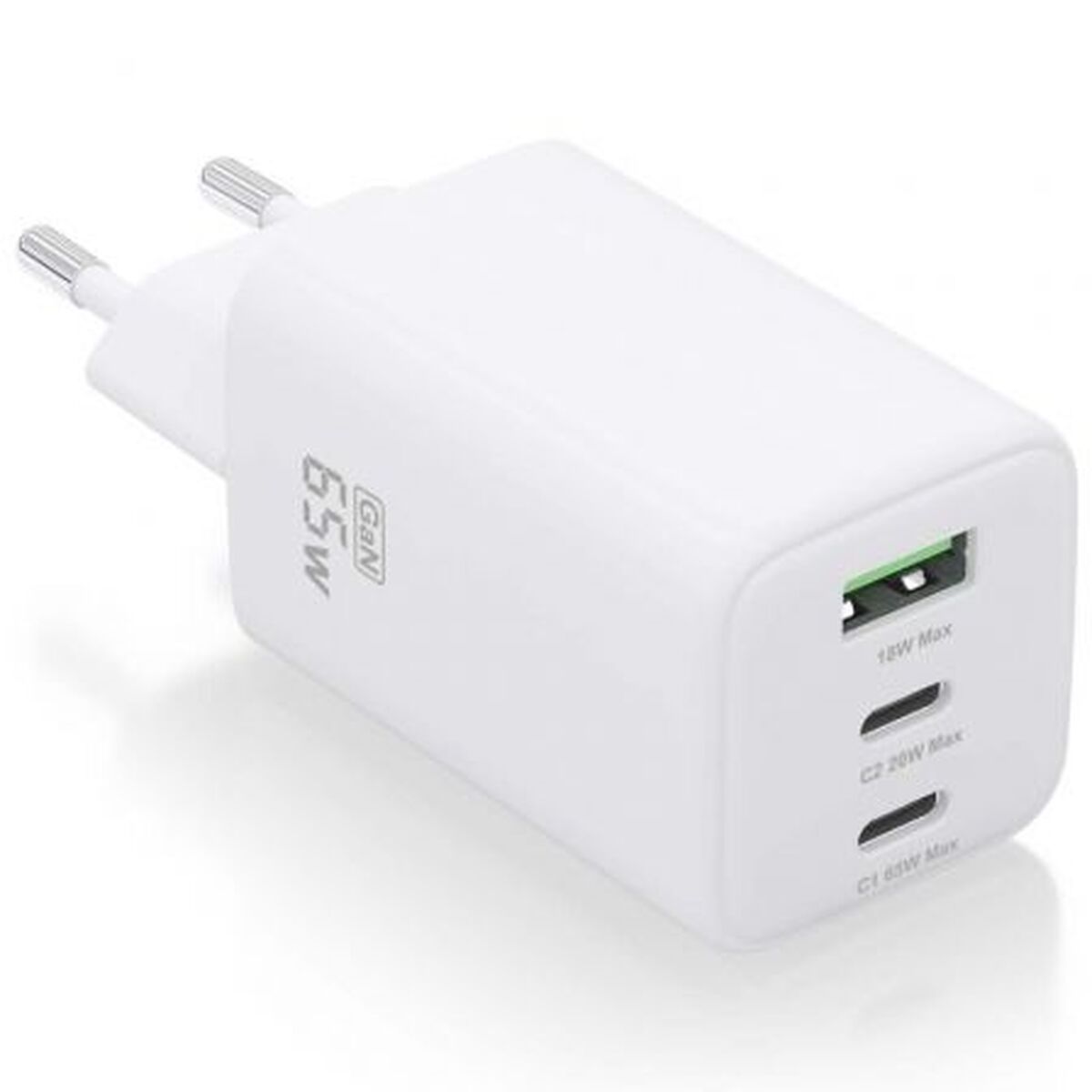 Väggladdare Aisens ASCH-65W3P041-W Vit Multicolour 65 W (1 antal)