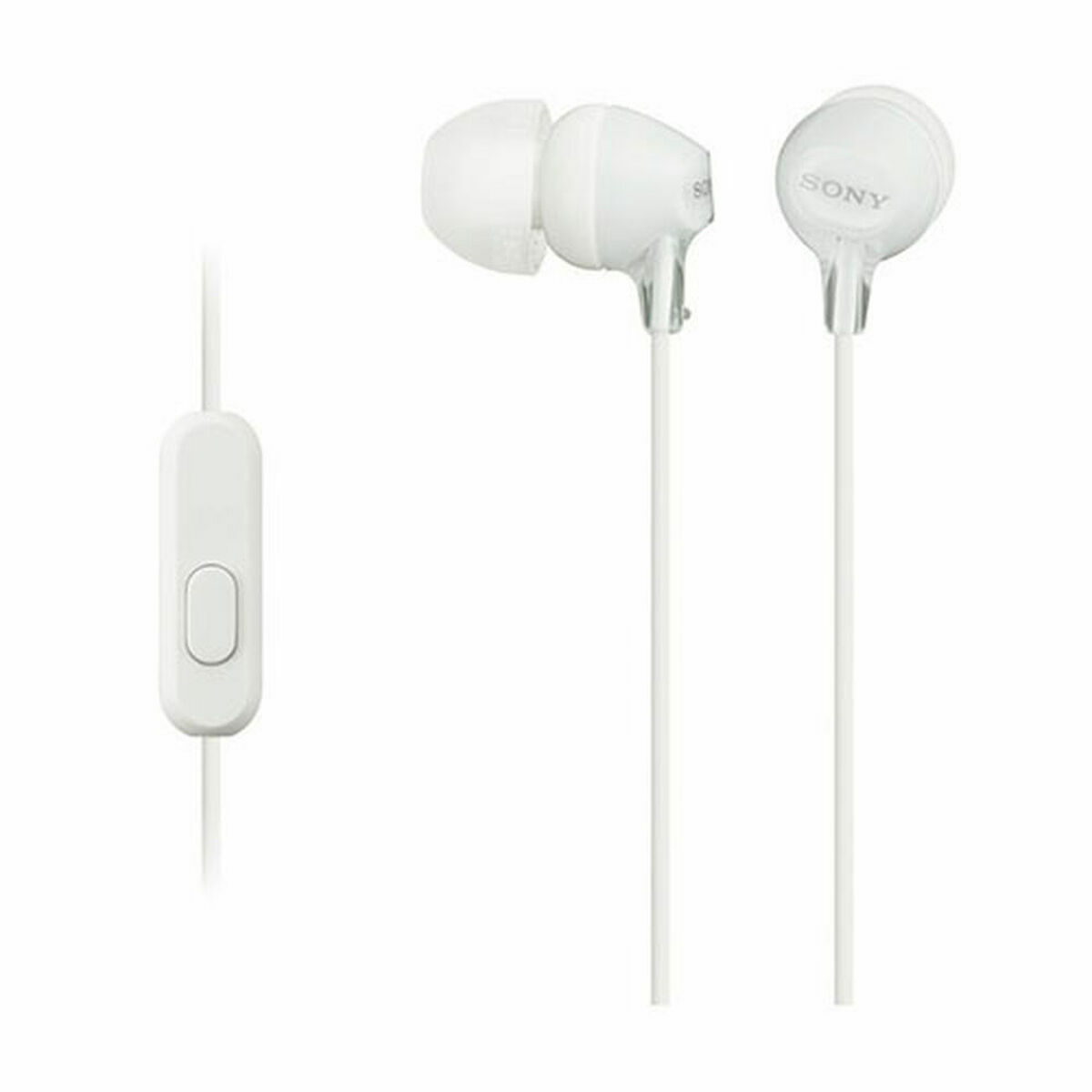 Hörlurar med Mikrofon Sony MDR-EX155AP in-ear Vit