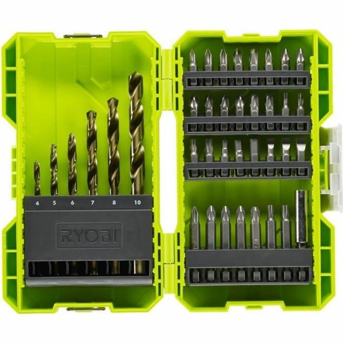 Set med borrkrona och spikar Ryobi 5132003303 38 Delar
