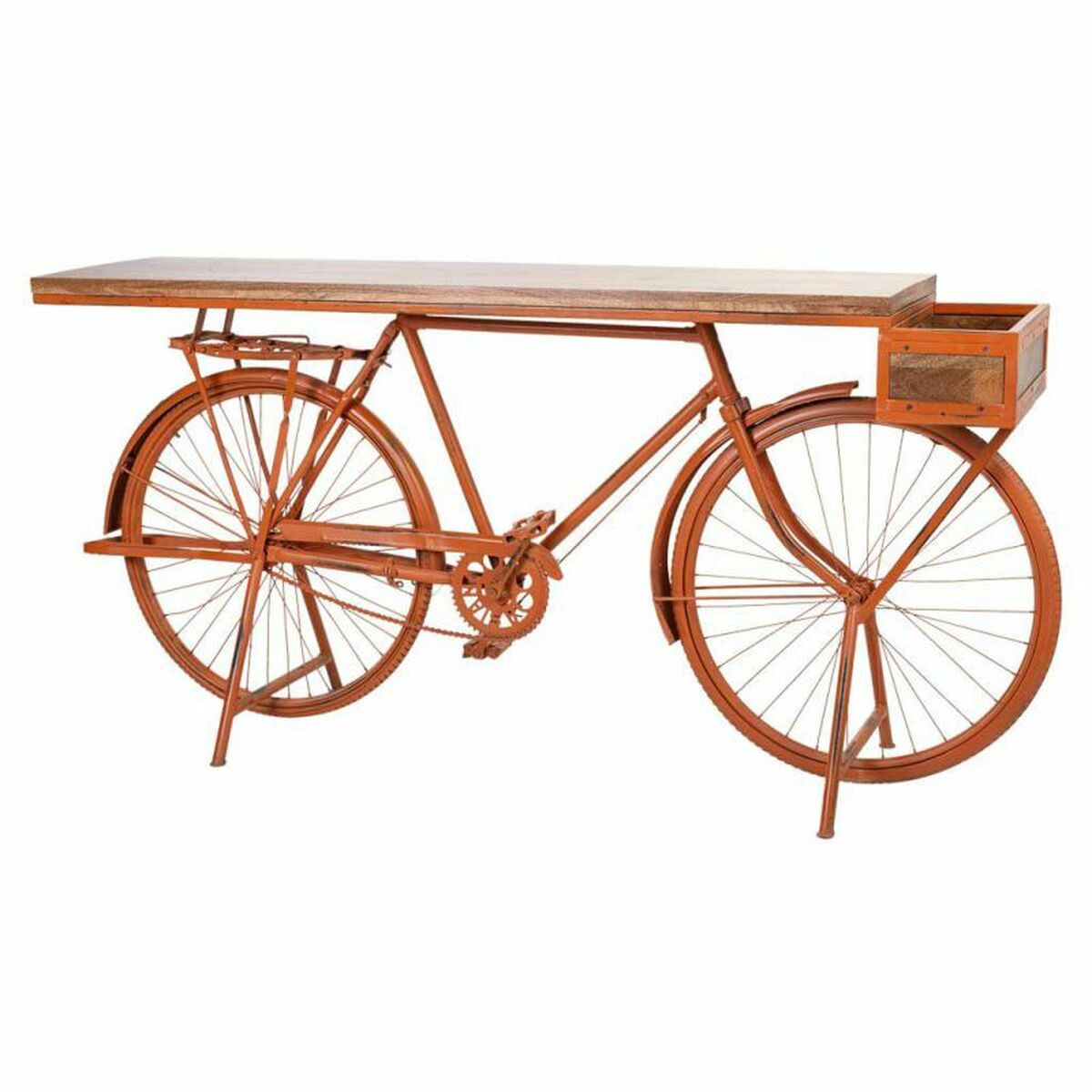 Mottagare Alexandra House Living Bike Koppar 50 x 94 x 198 cm - 4