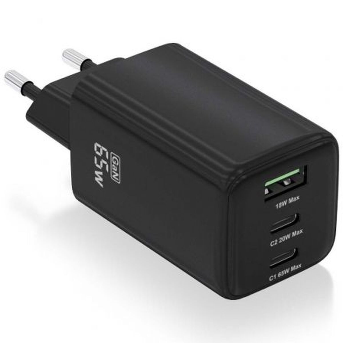Väggladdare Aisens ASCH-65W3P042-BK Svart Multicolour 65 W (1 antal)