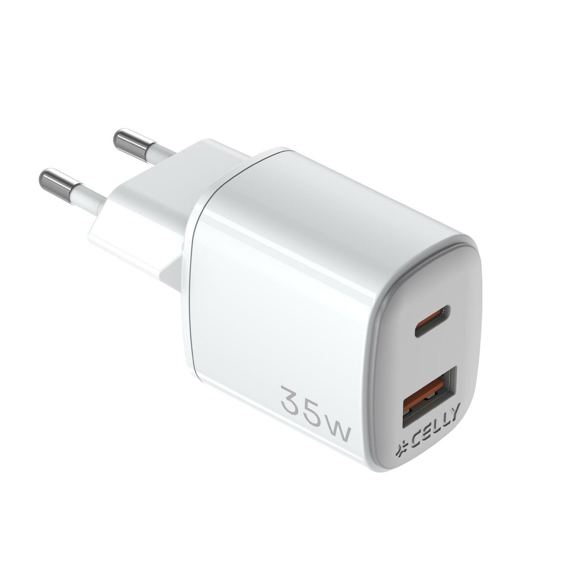 Väggladdare Celly UPTC1USB1USBC35 Vit 15 W