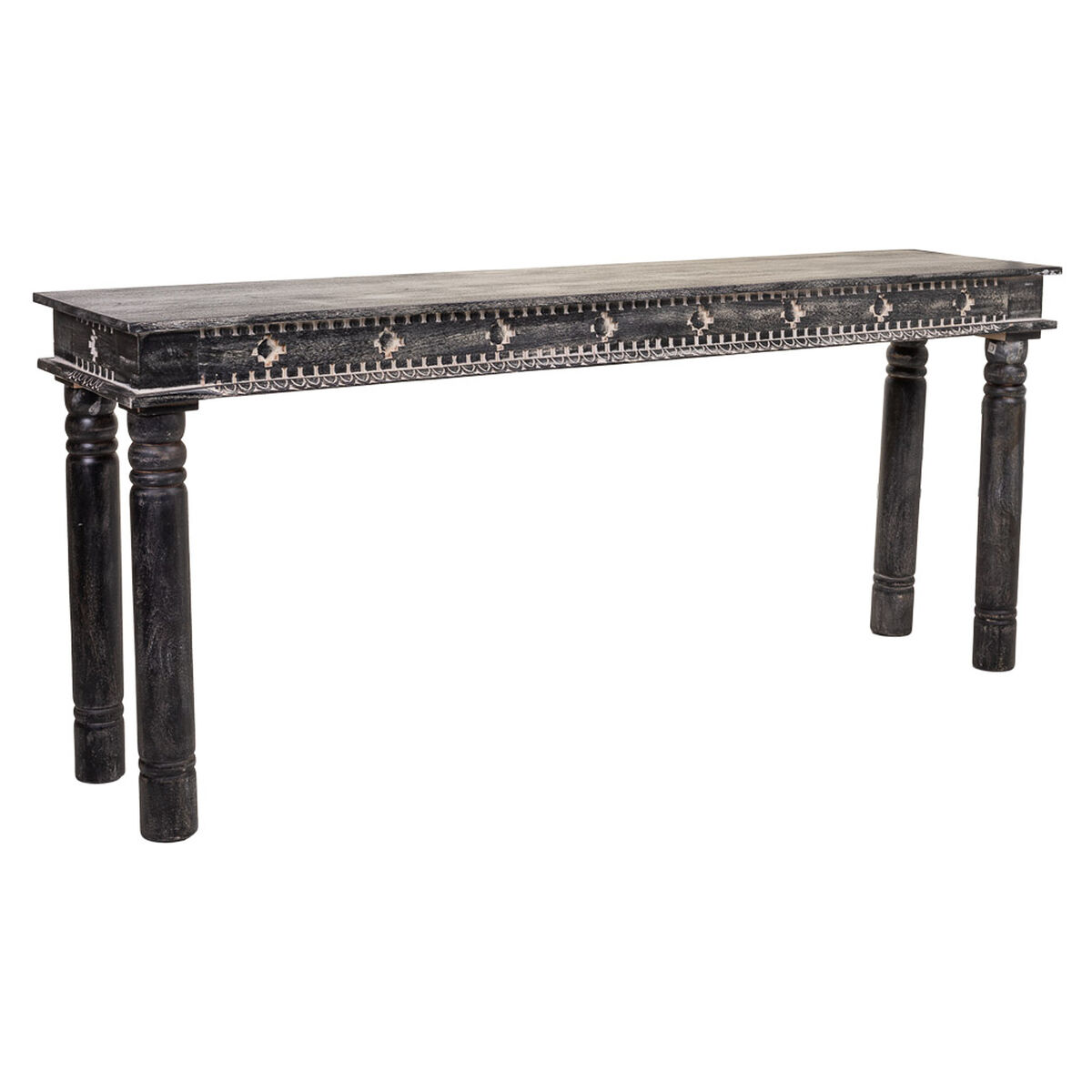 Mottagare Alexandra House Living Svart 41 x 76 x 175 cm