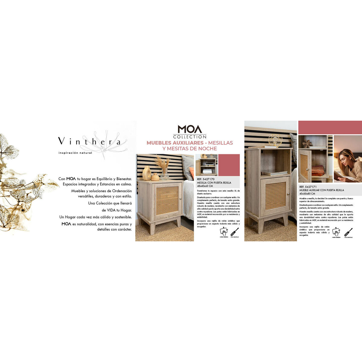 Avlastningsmöbler Vinthera Moa Brun - 4