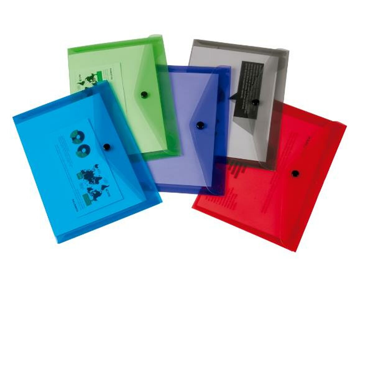 Folder Liderpapel DS59 A6 Blå