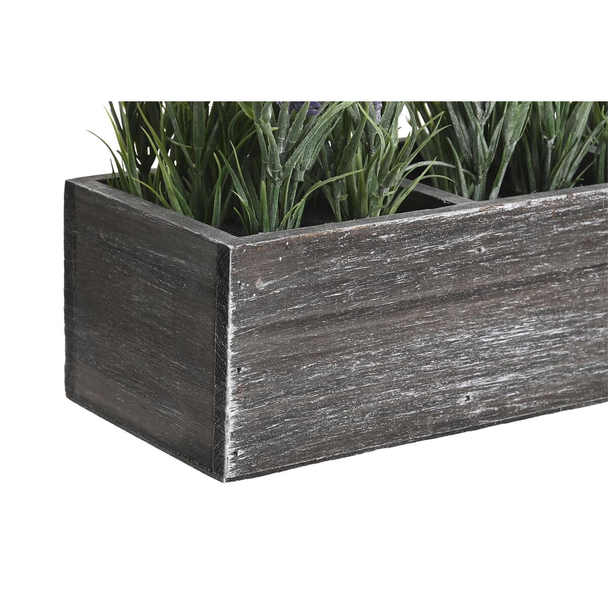 Dekorativ växt DKD Home Decor Trä Polyetylen 32 x 14 x 19,5 cm (2 antal) - 8