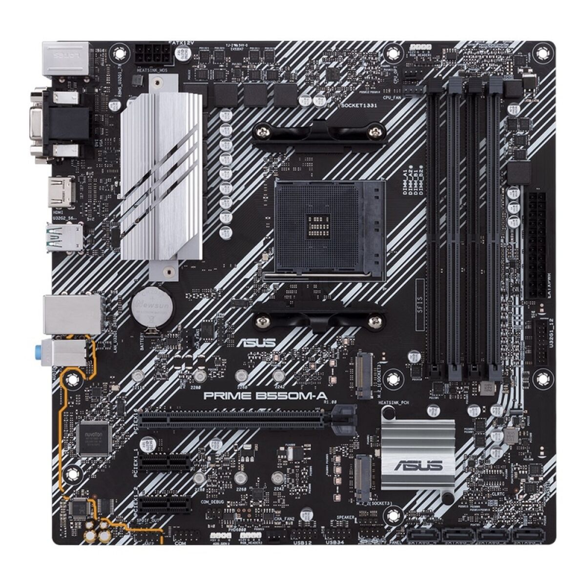 Moderkort Asus PRIME B550M-A mATX AM4     AMD AM4 - 4